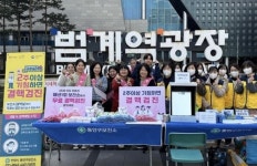 안양시 동안보건소, 범계역 광장서 결핵 예방 캠페인 벌여