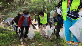 과천시 원문동, 찬우물로·가일로 일대 깨끗한 마을 만들기 쓰레기 줍기