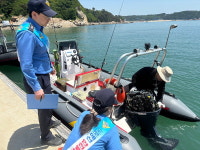 인천해경, 중구 을왕동 왕산마리나서 동력 수상레저기구 점검·안전 캠페인