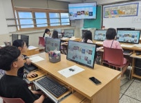 안양 덕천초교, 고학년에 AI 미술코딩 수업 진행