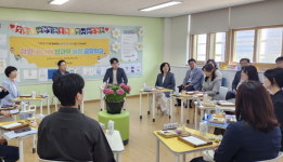 임태희 경기도 교육감, 부천 상원 꿈 나래 늘 봄 공유학교서 소통  시간