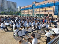 광명 철산초교,  제4회 등굣길 작은 음악회 개최