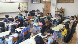 안양귀인초 우쿨렐레 수업에 학부모 교육기부단 든든한 도우미