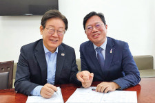 이재명 전 대표, 김승원 의원과 검찰 통신사찰 대응 등 비공식 면담