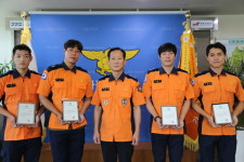 가평소방서, 라이프 세이버 인증서 수여