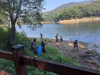 파주도시관광공사, 마장호수 4.5㎞구간 합동 환경정화 활동