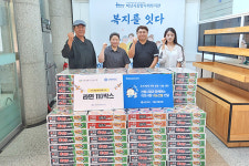 하남덕풍전통시장과 신한카드, 하남시종합사회복지관에 추석맞이 라면 110박스 기부