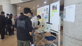 안양 관양고, 이달 말까지 미술 창작 작품 전시회 열어