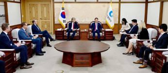 유정복 인천시장, 글로벌 바이오 소부장 기업인 싸토리우스 회장 일행 접견