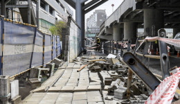 입간판 쓰러지고 담장 무너져… 도내 곳곳 강풍 피해 잇따라