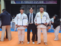 송도고등학교 유도선수 김경민 양구 평화컵 전국대회 금메달