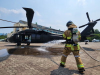 헬기 추락한 카누경기장에 화염 인명구조 골든타임 사수 진땀