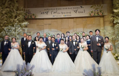 인천종합사회복지관 한마음 합동결혼식 성료…5쌍 부부 탄생