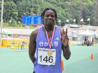 안산시청 비웨사 육상 100m 금빛 질주