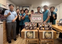 남동삼목회, 구월4동 성문아파트경로당에 삼계탕 전달