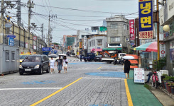 여름 성수긴데 한산한 화평동 냉면거리