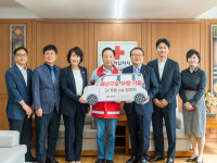 경동 임경하 대표, 대한적십자사에 재난구호차량 2대 기증