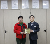 인천사랑의열매, 롯데쇼핑(주) 인천점에 나눔명문기업 인증패 전달