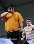 [OBS포토] 2012 펜타포트 락 페스티벌 힙합듀오 형돈이와 대준이 등장!