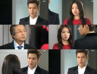 '상속자들' 이민호·박신혜, 정식으로 교제 허락 받았다 '기쁨의 포옹'