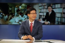 [OBS포토] 경기도평생교육진흥원 이성 원장, OBS 뉴스라인 인천-경기 출연