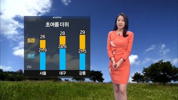 초여름 더위 지속, 낮 최고기온 29도까지 상승 예상