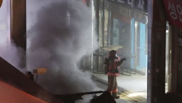 수원 골든프라자 화재 PC방 환풍구 주변서 시작