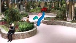 지하보도가 정원으로…종각역 태양의 정원