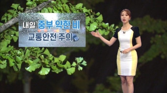 내일 낮 소강상태…중부 밤까지 약한 비