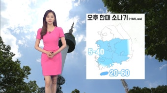 전국 무더위…충청·남부내륙 소나기