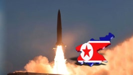 韓 SLBM 시험 발사 직전 北, 탄도탄 발사