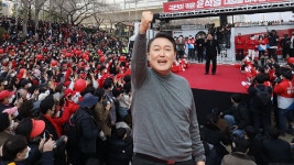 윤석열, 경부선 따라 어퍼컷…1등 만들어달라