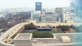 옛 롯데백화점 부지 재개발, 경찰청 헬기장에 발목