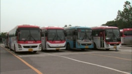 수원 경진여객 전면 파업…160여 대 운행 중단
