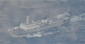 반격능력 반발 중국, 일본 영해로 측량함 1척 투입