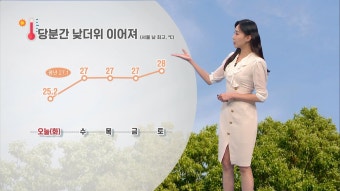 내일 내륙, 동해안 낮더위…서울 27도, 대구 30도