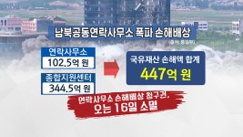 정부, 북한에 '연락사무소 폭파' 첫 손해배상 청구