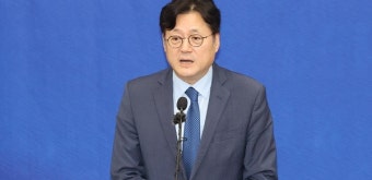 민주당 새 원내대표 '친명계 3선' 홍익표 당선