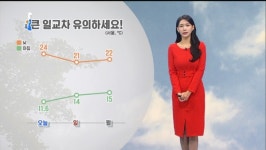 완연한 가을 날씨…큰 일교차 유의하세요