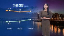 중부, 경북 중심 강풍…연휴 동안 전국에 비 예보