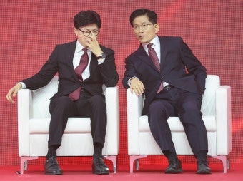 국민의힘 한동훈, 김문수 후보 본격 지원 유세