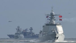 [단독] 중, 동해로 군함 4척 추가 투입…F-35A 훈련 대응