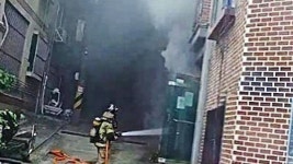성남 산성동 다세대 주택에서 화재…70대 남성 중상