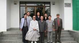 2017년 베를린~통영 자전거투어 북측과 협의