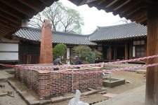 경주 최부자집의 장독대 복원공사