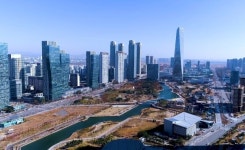 드론을 이용한 회사홍보영상촬영…원포인트 드론