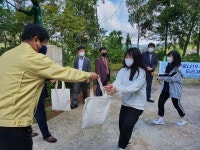전남교육청, 무안몽탄중에서 생활 속 거리두기 캠페인