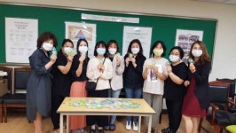 무등중, 동구＆동아s로부터 마스크 분실방지 목걸이 500개 받아