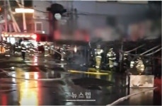 김진홍 시의원, 화재 전소 부산역 풍물거리 대책 촉구