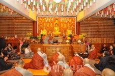 평택 도원사, 대웅전 삼존불 개금불사 회향